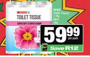 Spar Toilet Tissue 1 Ply Mini-18s Per Pack