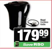 Royal Cordless Kettle-Each