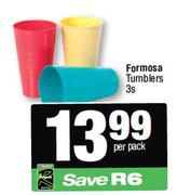 Formosa Tumblers-3s Per Pack