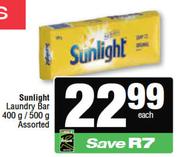 Sunlight Laundry Bar Assorted-400g/500g Each