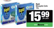 Raid Mosquito Coils-10s Per Pack