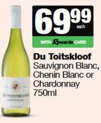 Du Toitskloof Sauvignon Blanc Chenin Blanc Or Chardonnay-750ml Each