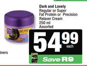 Dark & Lovely Regualr Or Super Fat Protein Or Precision Relaxer Cream-250ml