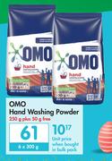 Omo Hand Washing Powder-6 x 300g