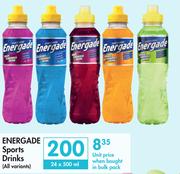 Energade Sports Drinks (All Variants)-24 x 500ml