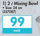 2L Mixing Bowl-Each