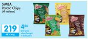 Simba Potato Chips (All Variants)-48 x 36g
