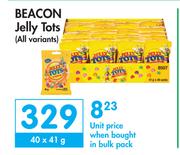 Beacon Jelly Tots (All Variants)-40 x 41g
