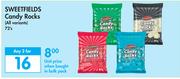Sweetfields Candy Rocks (All Variants)-For 2 x 72's