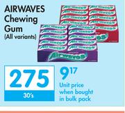 Airwaves Chewing Gum (All Variants)-30's