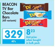Beacon TV Bar Chocolate Bars (All Variants)-40's