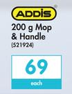 Addis 200g Mop & Handle-Each