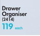 Addis Drawer Organiser-Each