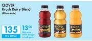 Clover Krush Dairy Blend (All Variants)-10 x 500ml