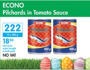 Econo Pilchards In Tomato Sauce-12 x 400g