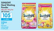 Sunlight Hand Washing Powder-6 x 600g