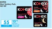 Kotex Maxi Sanitary Pads-4 x 8/10's