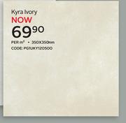 Kyra Ivory 350 x 350mm PG1UKY120500-Per Sqm
