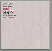Zaffiro Grey 500 x 500mm FS1CZE20A5TA-Per Sqm