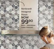 Rembrandt Hexagonal Mosaic 290x350mm-Each