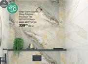 Onyx Green Glazed Shiny Polished Porcelain Tile-600 x 1200mm Per Sqm