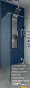 Subway Oxide Deep Ocean Glossy Ceramic Wall Tile-300 x 75mm Per Sqm