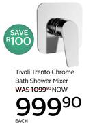 Tivoli Trento Chrome Bath Shower Mixer-Each