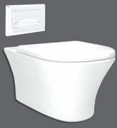 Diplomat White Eco Wall Hung Toilet Pan-Each