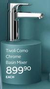 Tivoli Como Chrome Basin Mixer-Each