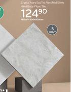 Crystal Ivory Eco Tec Rectified Shiny Hard Body Floor Tile-600 x 600mm Per Sqm
