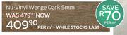 Nu Vinyl Wenge Dark 5mm-Per Sqm
