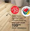 Kalua Wood Rectified Matt Porcelain Floor Tile-300 x 1000mm Per Sqm