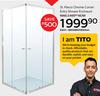 St. Marco Chrome Corner Entry Shower Enclosure 885 x 885 x 1850mm