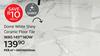 Dome White Shiny Ceramic Floor Tile 600 x 600mm-Per Sqm