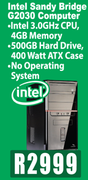Intel Sandy Bridge G2030 Computer