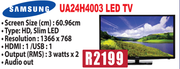 Samsung LED TV UA24H4003