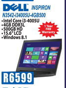 Dell Inspiron N3542-i34005U-4GB500