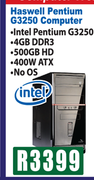 Haswell Pentium G3250 Computer