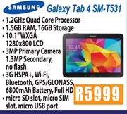 Samsung Galaxy Tab 4 SM-T531