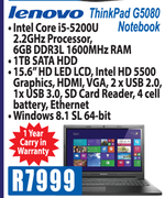 Lenovo Think Pad G5080 Notebook
