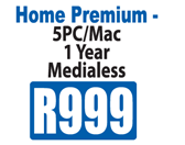 Microsoft Office 365 Home Premium-5PC/Mac 1 Year Medialess