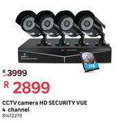 Security Vue 4 Channel HD CCTV Camera