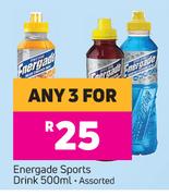Energadde Sports Drink Assorted-For Any 3 x 500ml