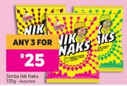 Simba Nik Naks Assorted-For Any 3 x 135g