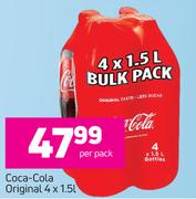 Coca-Cola Original-4 x 1.5ltr Per Pack