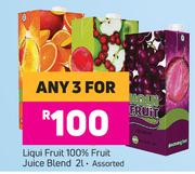 Liqui Fruit 100% Fruit Juice Blend Assorted-For Any 3 x 2Ltr