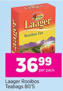 Laager Rooibos Teabags-80's Per Pack