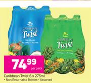 Caribbean Twist Assorted-6 x 275ml Per Pack