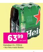 Heineken-6 x 330ml Per Pack