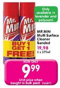 MR. Min Multi Surface Cleaner Banded-2 x 275ml